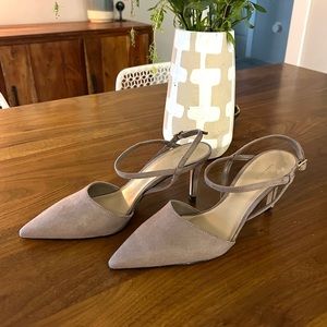 NEW Mauve Ankle Strap Heels Size UK 38